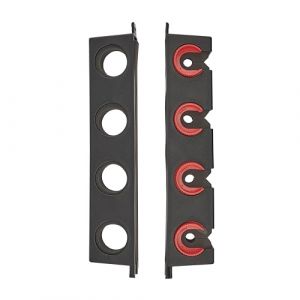 Berkley Twist Lock Utility 4 Rod Rack Gestion des tiges Unisexe, Noir/Rouge