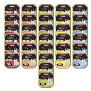 Lot 4 saveurs Animonda vom Feinsten 32 x 100 g - lot de 5 saveurs légers à la dinde