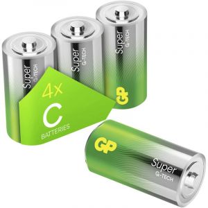 GP C Baby Lot de 4 Piles alcalines Super 1,5 V
