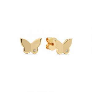 GMK Collection Boucles d'oreilles à fermoir à poussette 89037981 925 Argent