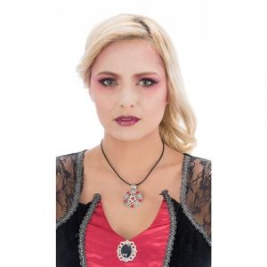Ruedelafete Collier Lucifer rouge