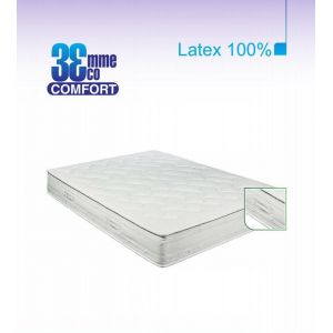 Eco-Confort - Matelas 100% latex 7 zones (120 x 200 x 20 cm)