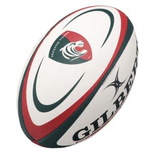 Gilbert Ballon de rugby REPLICA - Leicester - Taille Midi