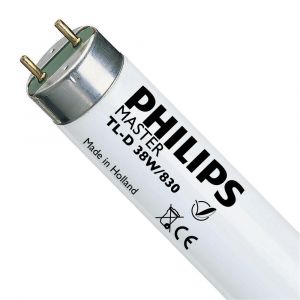 Image de Philips Tube fluorescent G13 T8 MASTER TL-D Super 38W-830