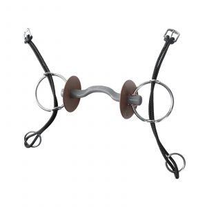 Image de Mors releveur pour cheval avec passage de langue, dur Beris Konnex