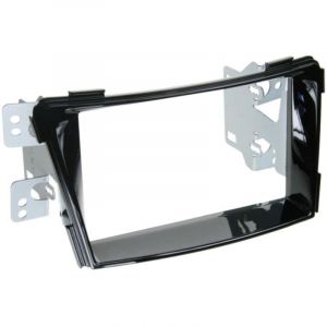 Adaptateur de façade 2-din pour hyundai i40 2011 > noir piano
