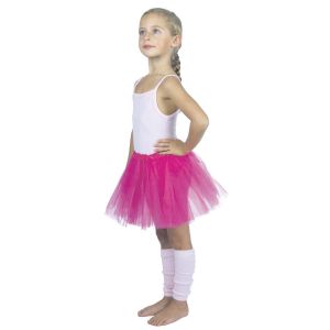 Ruedelafete Tutu rose bonbon 6/8 ans