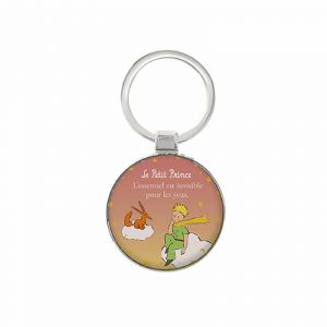 Porte-clé rond Kiub Le Petit Prince Renard Nuage