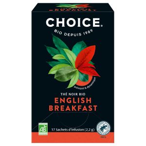 Choice Thé Noir English Breakfast Bio 17 sachets