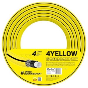 Cellfast Tuyau darrosage - 4YELLOW - 30m - 3/4 - R&eacute;sistant aux UV