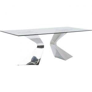 Image de Kare Design Table Gloria chromée 200x100cm