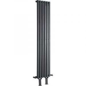 Hudson Reed Radiateur vertical design – Anthracite – Avec pieds – Tailles multiples - Vitality