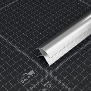Angle Extérieur 10 mm Panneau Douche PVC - L. 2,40 m - Chrome