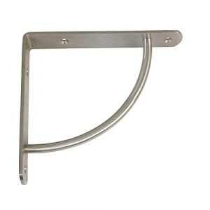 Amig - &Eacute;querre d'&eacute;tag&egrave;re murale | Console pour &eacute;tag&egrave;re | Support &eacute;tag&egrave;re en Acier | Coleur: Nickel Bross&eacute; | Dimensions: 170 x 170 | Poids max.: 180 kg