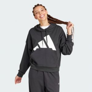 Adidas Sweat-shirt à capuche ample French terry gros logo Essentials
