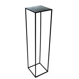 Support de pot de fleurs Loft 363 de DIXIE STORE support des fleurs en m&eacute;tal pour d&eacute;coration int&eacute;rieure et ext&eacute;rieure 100 cm noir