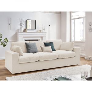 Bobochic Canapé droit fixe Canapé droit fixe compact belair Beige - Beige