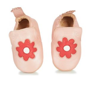 Easy Peasy Chaussons enfant BLUBLU FLEURS Rose - Taille 18 / 19