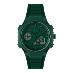 Lacoste Montre Homme LC33 - 2011449 Bracelet Silicone Vert