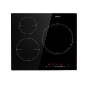 Klarstein Table de cuisson induction Delicatessa 3 Flex - 3 zones - 5800W - Noir