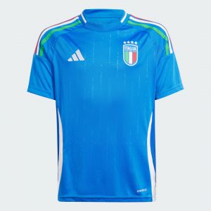 Adidas Maillot Domicile Italie 24 Enfants - Blue, Blue - Taille 11-12Y
