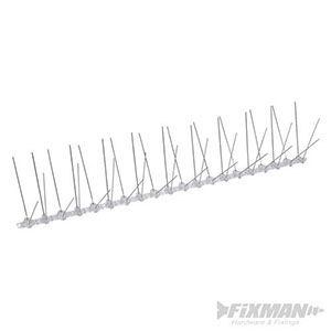 Image de Fixman Lot de 10 jeux de pics m&eacute;talliques anti-oiseaux - 500 mm (2 pics)