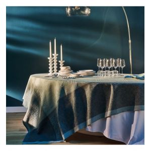 Nappe jacquard pur lin Harmonie