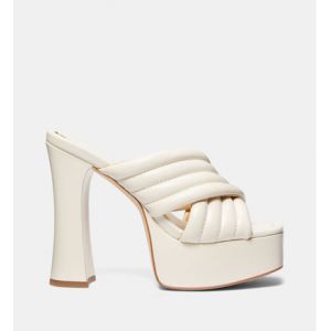 Michael Kors Sandales Portia en cuir Beige Michael - Couleur Beige - Taille 37