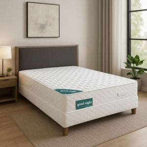 Matelas 120x200 x 21 cm - très ferme - aertech+ 35 kg/m3 hr haute densité - hypoallergénique - 5 zones de confort