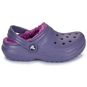 Crocs Sabots enfant Classic Lined Clog K Violet - Taille 36 / 37,38 / 39,28 / 29,30 / 31,32 / 33,34 / 35,37 / 38,29 / 30,33 / 34