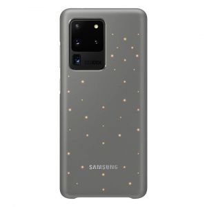 Samsung Coque S20 Ultra affichage LED gris
