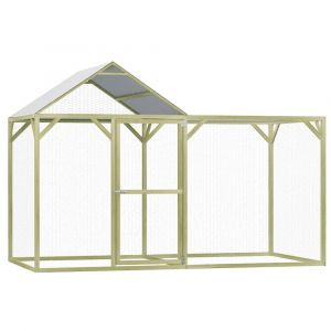 Poulailler 3 x 1,5 x 2 m pinède imprégnée 02_0001667
