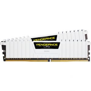 Corsair CMK32GX4M2B3200C16W - Barrette mémoire Vengeance LPX 32 Go (2x 16 Go) DDR4 3200 MHz CL16