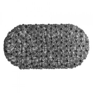 Image de Tapis fond de baignoire Bulles Gris