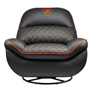 Cougar Sofa Gaming Overlord 150 kg Noir Accoudoirs rembourrés