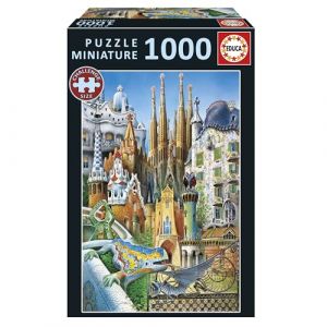 Educa Le Plus Petit Puzzle de 1000 pièces au Monde pour Adultes | Gaudi, Collage Miniature. Dimensions : 30 x 46 cm. A partir de 14 Ans (20376)
