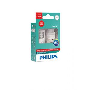 Philips Ultinon LED Lampe de Signalisation Automobile (W21W Red)