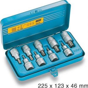 Hazet Set de douilles tournevis Torx, 9 pcs 992/9