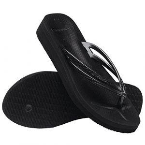 Image de Havaianas Cales, Tongues Femme, Noir, 41 BR (43 EU)