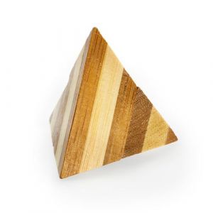 EUREKA 3D BAMBOO PUZZLE - PYRAMID