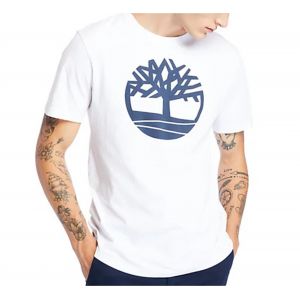 Timberland T-shirt SS KENNEBEC RIVER BRAND TREE TEE - Couleur XXL,3XL - Taille Blanc