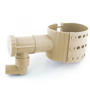 Outile - Récupérateur / Collecteur d'eau de pluie en pvc Sable + Scie cloche