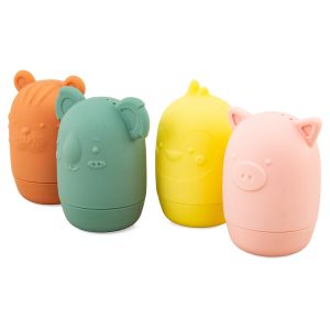 Ulysse Couleurs d'Enfance Jouets Bain Silicone Animaux Ludi'eau