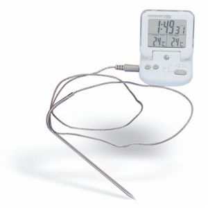 Pujadas Thermom&egrave;tre de Cuisson avec Temporisateur