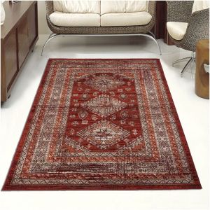 Unamourdetapis Tapis style oriental 280x365 cm Rectangulaire AF DAZOR Rouge Chambre adapt&eacute; au chauffage par le sol
