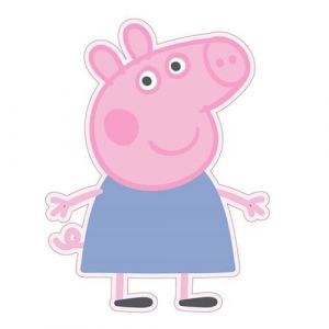 Aymax Coussin Forme Peppa Pig - Rose