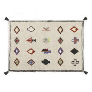 Lorena canals Tapis &agrave; motif multicolore 200 x 140 cm Naador
