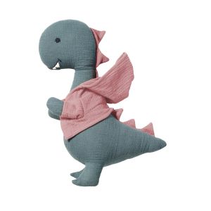 Image de Nordic Coast Company Peluche dinosaure Hannah mousseline