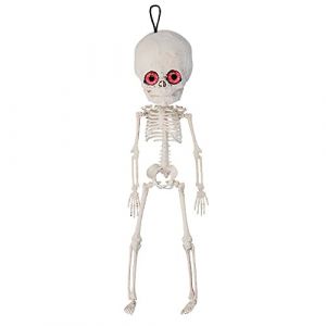 Boland 73063 - Squelette extraterrestre suspendu Taille 42 cm D&eacute;coration suspendue D&eacute;coration suspendue Halloween Carnaval F&ecirc;te &agrave; th&egrave;me
