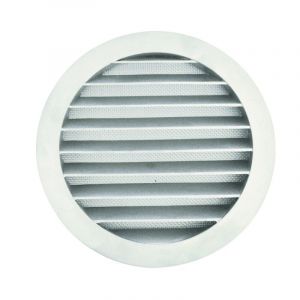Blauberg Grille extérieure ronde en aluminium VDA 250 CFn Al - 8052088